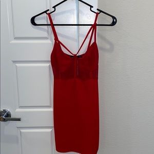 Prettylittlething red dress!